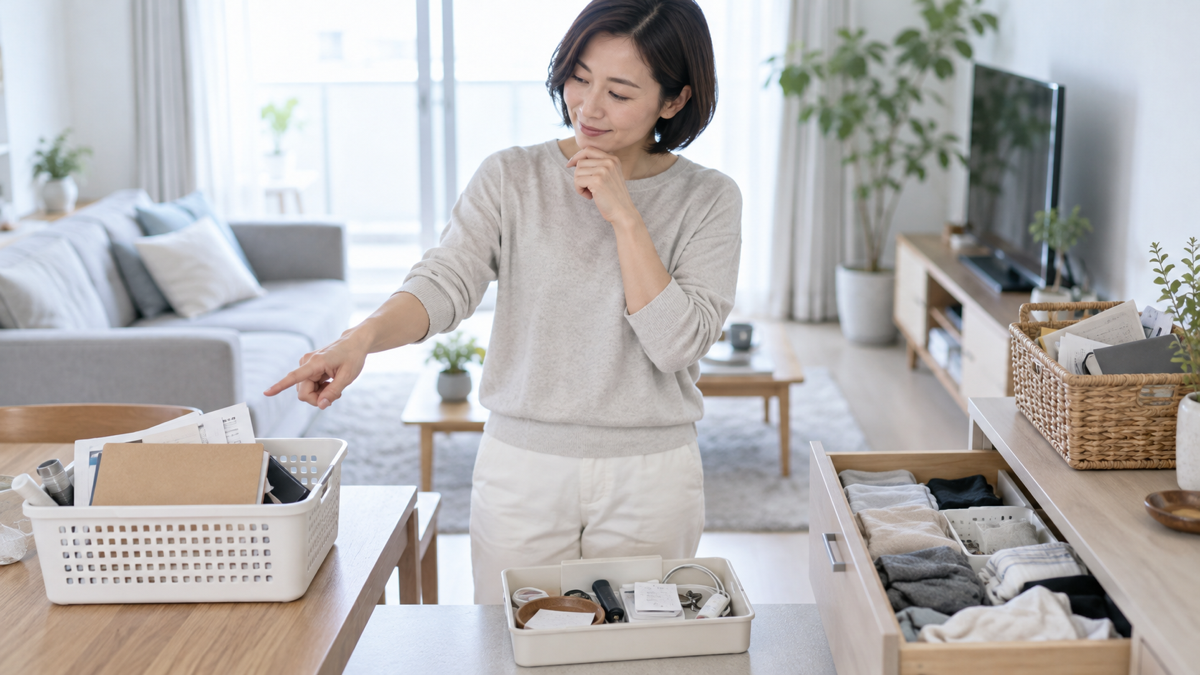 ADHDで片づけられない大人の対処。困りごと別の入口を並べました
