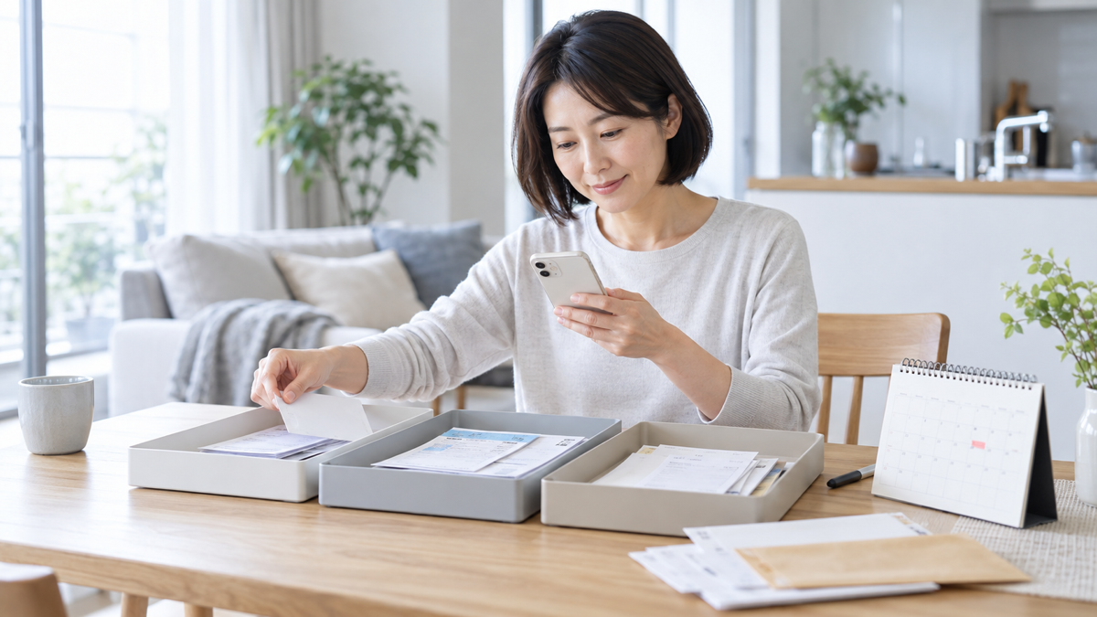 書類が捨てられないのは、あとで困るのが怖いから。残す基準の作り方
